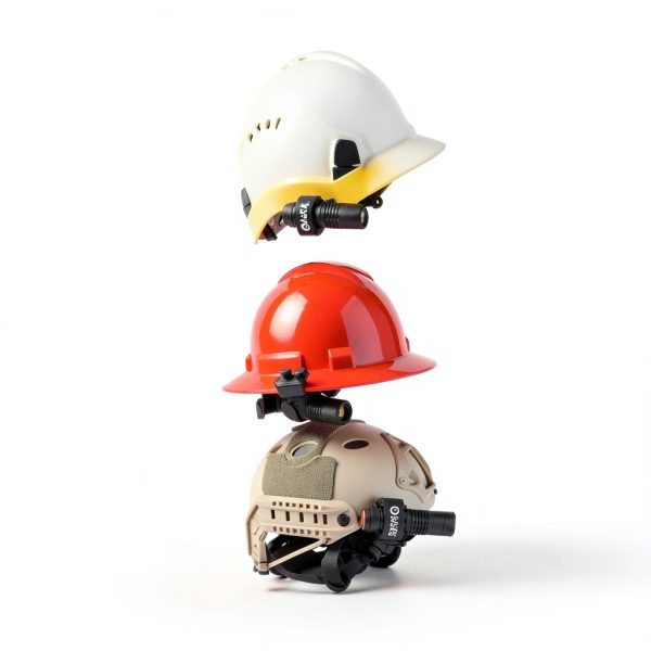 Life Mounts Helmet Light LED Tactical Flashlight Firefighter-5