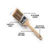 Pro Grade Paint Brush Set Wood SRT Filaments Professional-2
