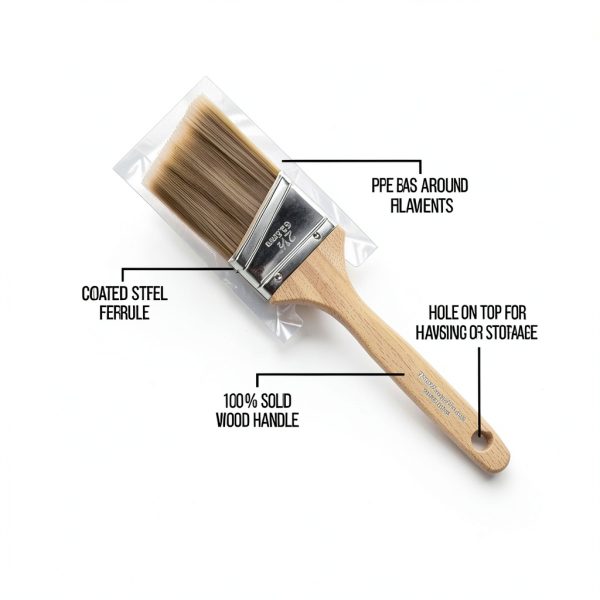 Pro Grade Paint Brush Set Wood SRT Filaments Professional-2