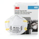 3M 8210 Respirator NIOSH Approved Disposable Safety Mask-0
