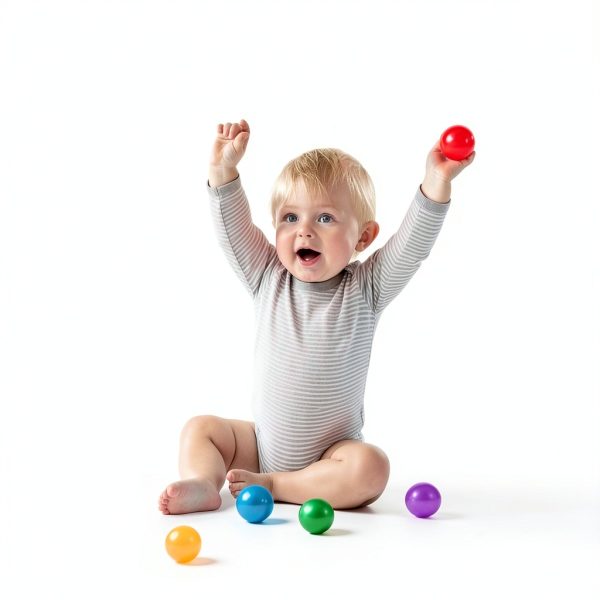 Botabee Toddler Balls Plastic Multi Colored Play Set-3