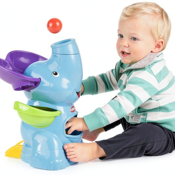 Hasbro Ball Poppin Elephant Toy Music Play Ages 9 Months-2