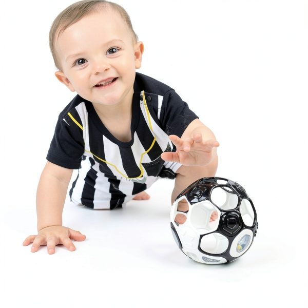 Bright Starts Grippin Goals Rattle Ball for Babies Soccer-2