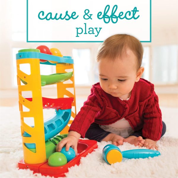 Infantino Marble Track Toy for Babies Hand Eye Coordination-4