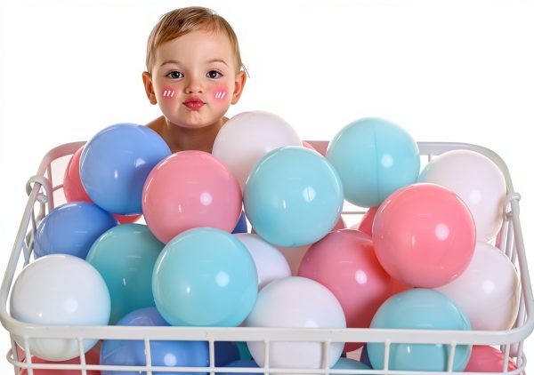 Wonder Space Pit Balls Safe Plastic Play Balls for Toddlers-1