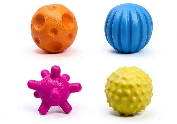 JoFAN Silicone Balls Multicolor 6 Pack for Babies Toddlers-5