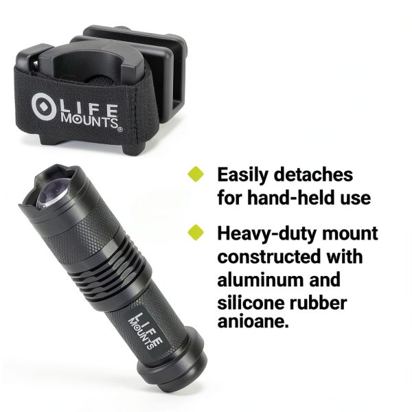 Life Mounts Helmet Light LED Tactical Flashlight Firefighter-4