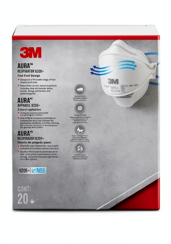 3M 9205 Respirator Disposable NIOSH Approved Lightweight-1