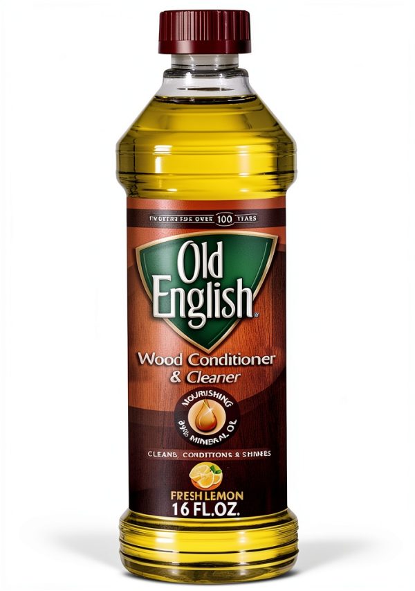 Old English Lemon Oil Wood Polish Protects Conditions Shines-0