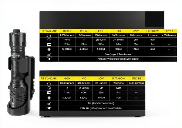 Nitecore P20iX Tactical Flashlight 4000 Lumen Rechargeable-6