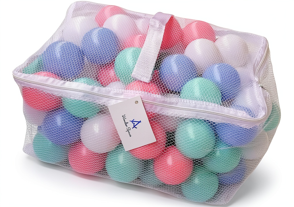 'Colorful Wonder Space pit balls in a ball pit'