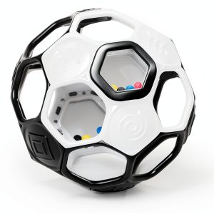 Bright Starts Grippin Goals Rattle Ball for Babies Soccer-0