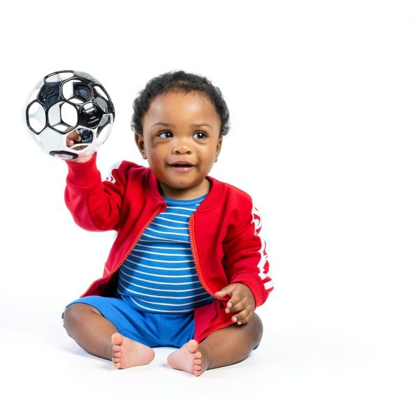 Bright Starts Grippin Goals Rattle Ball for Babies Soccer-3