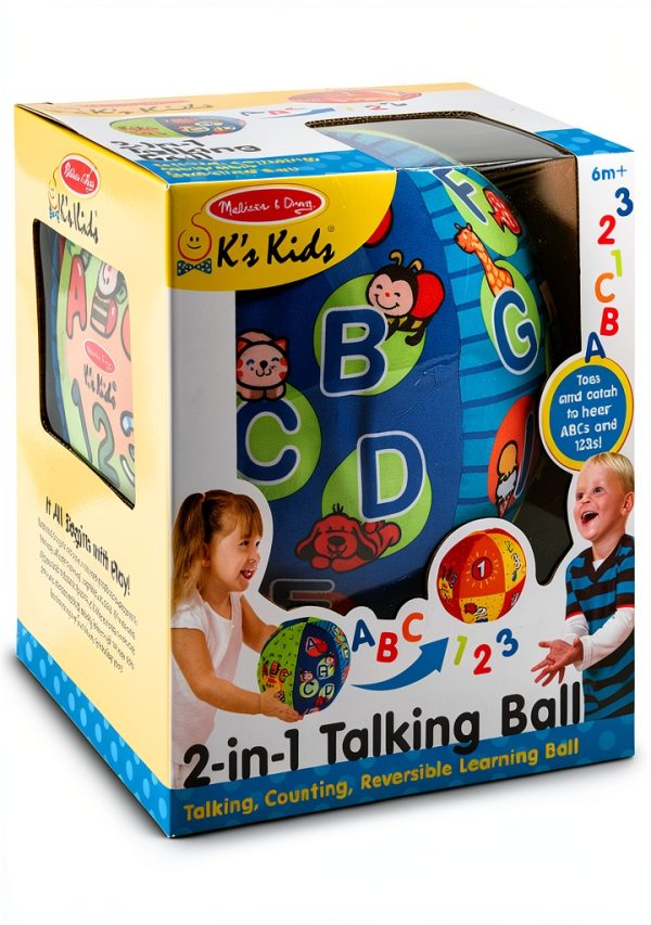 Melissa Doug Talking Ball ABCs 123s Educational Toddler Toy-5
