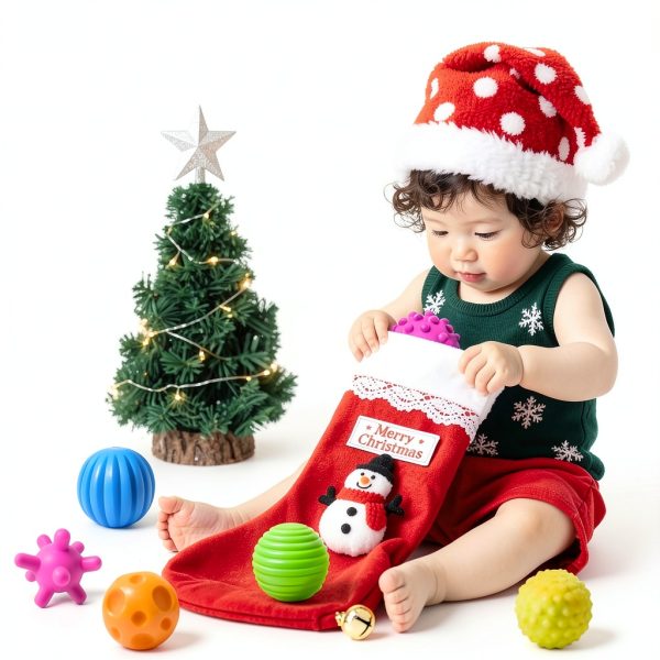 JoFAN Silicone Balls Multicolor 6 Pack for Babies Toddlers-4