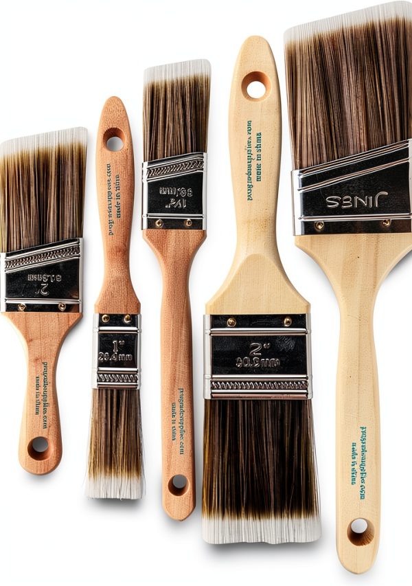 Pro Grade Paint Brush Set Wood SRT Filaments Professional-7