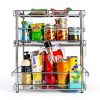 Clear Bathroom Organizer 2-Pack 3-Tier Pull-Out Storage by WAKISA-5