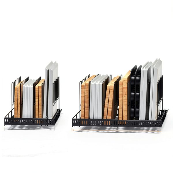 Pull Out Baking Tray Organizer Housolution 13-22in Expandable 8-2