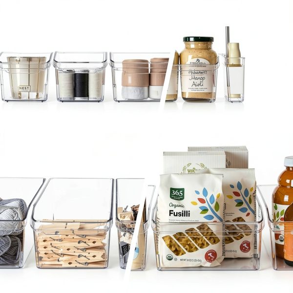 Plastic Storage Bins BINO L Pull-Out Organizer BPA-Free Handle-3