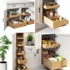 Soft Close Pull Out Drawer WelFurGeer 32W x 21D Natural Birch-6