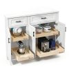 Soft Close Pull Out Drawer WelFurGeer 32W x 21D Natural Birch-1