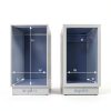 Pull Out Trash Can Insputer Duty Under Cabinet Organizer Double Silver-2