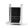 Pull Out Trash Can Insputer Duty Under Cabinet Organizer Double Silver-7