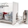 Rev-A-Shelf 2-Tier Kitchen Cabinet Pullout Shelf and Drawer Organizer Slide Out Pantry Storage Basket in Multiple Sizes, 15 x 22 In, 5WB2-1522CR-1-6