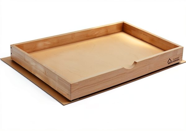 Soft Close Pull Out Drawer WelFurGeer 32W x 21D Natural Birch-0
