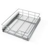 Pull Out Cabinet Organizer 14" W X 22" D, Slide Out Drawers For Kitchen Organizers and Storage, Pull Out Drawers For Cabinets Capacity Heavy Duty Caddy, Cabinet Shelves Chrome-Plated, Bathroom Pantry-1